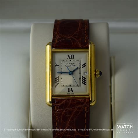 cartier tank must pre owned|pre owned cartier tank americaine.